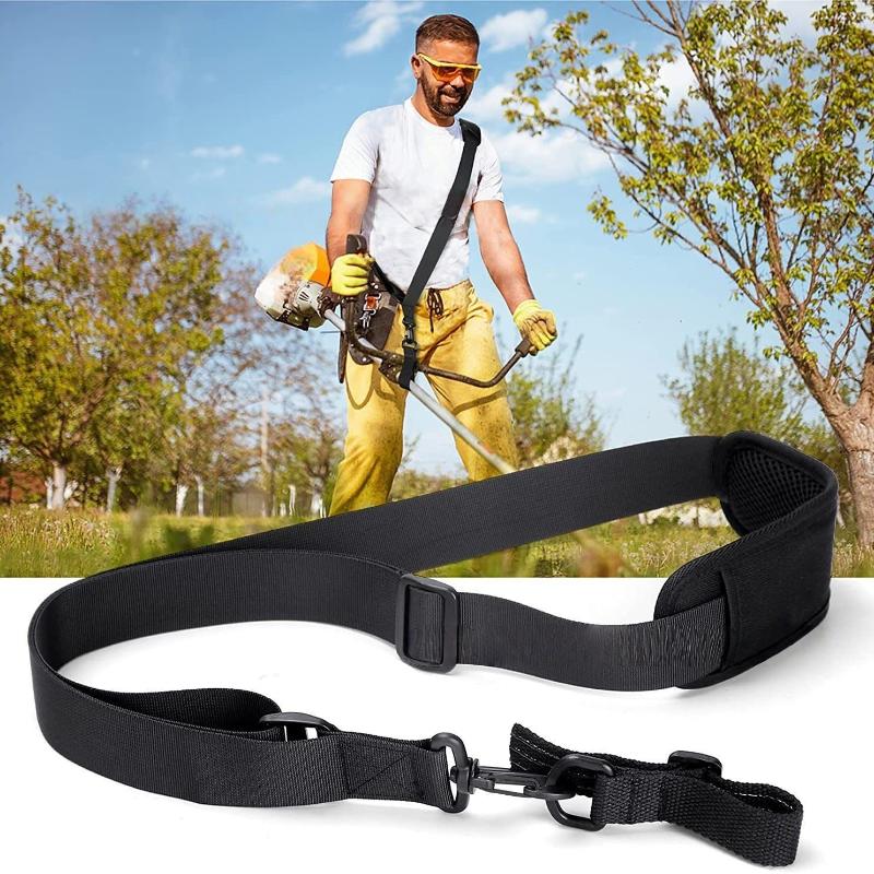 Brush Cutter Strap - Verstelbare trimmer-schouderriem Ademend gewatteerd gaas Duurzame