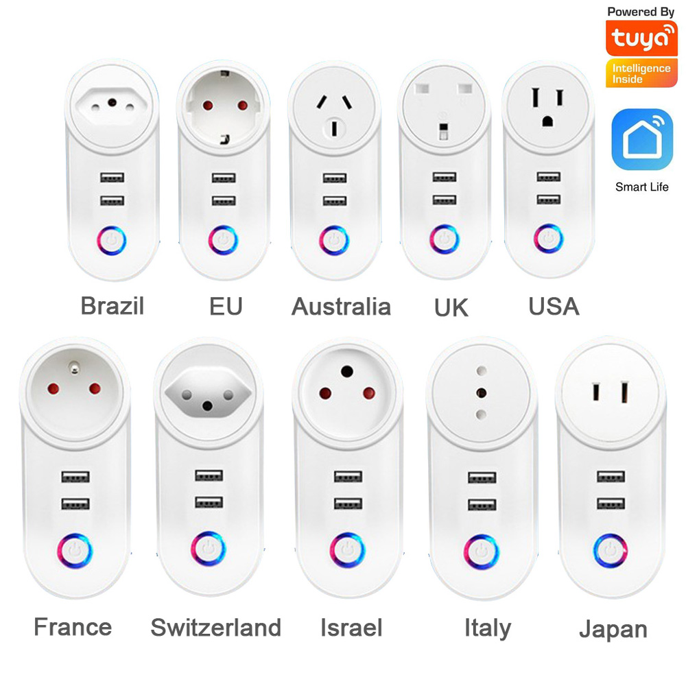 Outdoor Power Outlet Wifi - 1 Stuks 2.4G Wifi Stekker Met