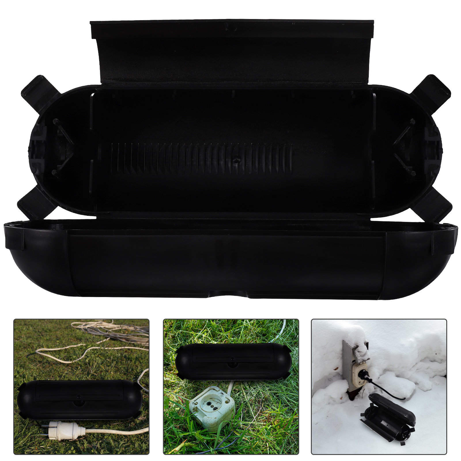 Extension Cord Outdoor - Waterdichte aansluitdoos voor buiten, elektrische verlengkabel,