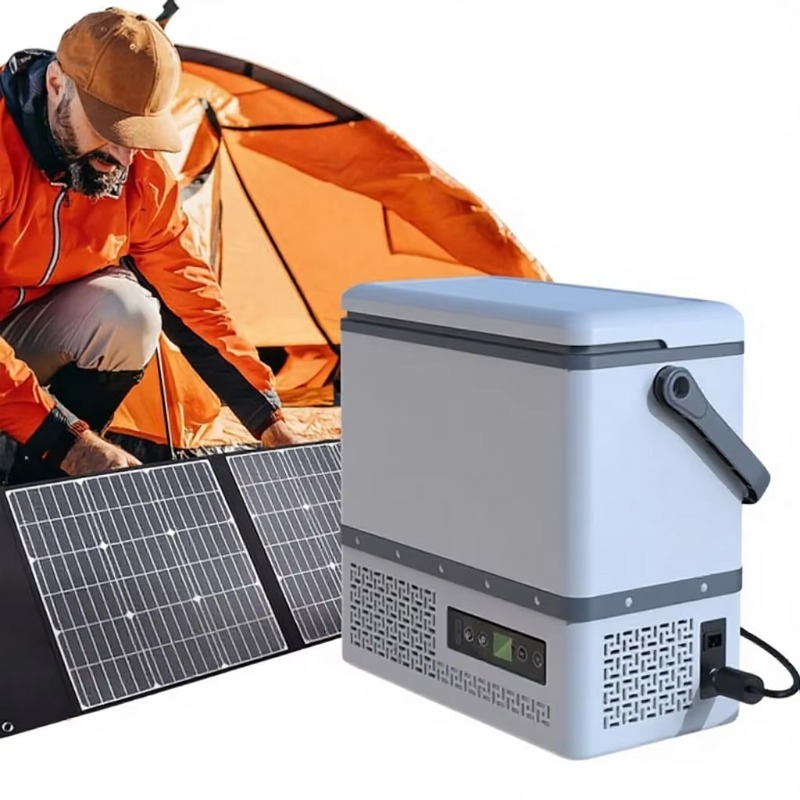 Outdoor Power Box - Nieuwe op zonne-energie werkende camping koelbox