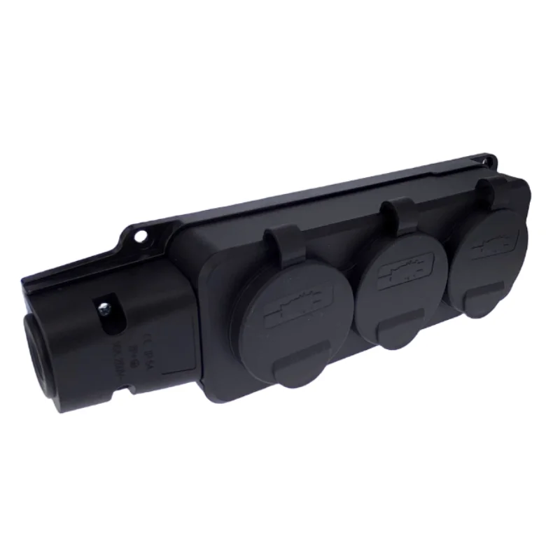 Outdoor Power Outlet Extension - Regenbestendige buitenstopcontacten Duits 3/4-weg IP54 stopcontact