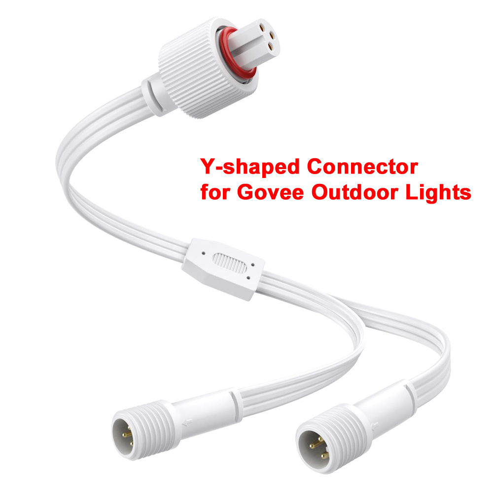 Extension Cord Outdoor - Y-vormige connector voor Govee buitenverlichting IP68