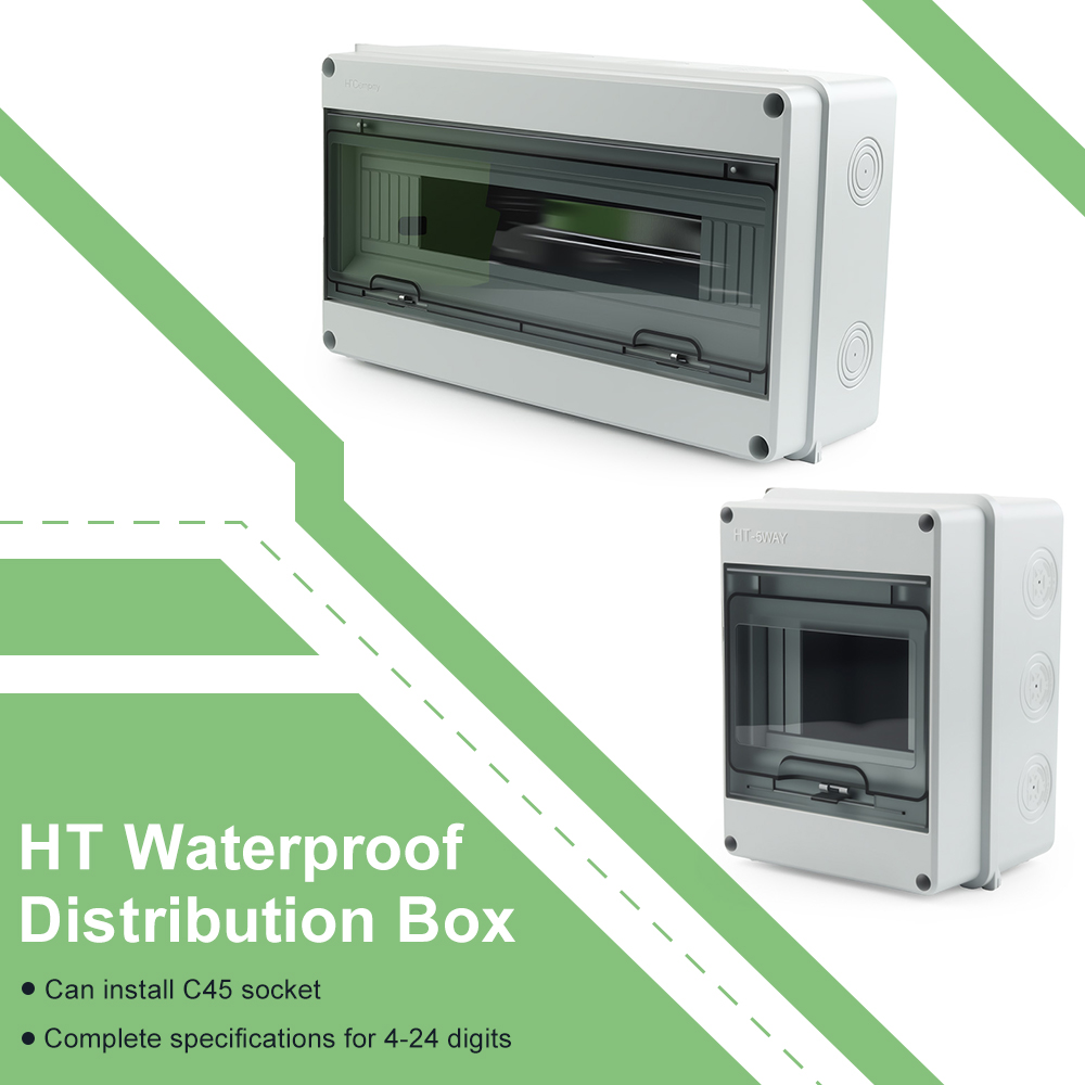 Outdoor Power Distribution Box - HT Serie Waterdichte Verdeelkast 5/8/12/15/18/24 Manier