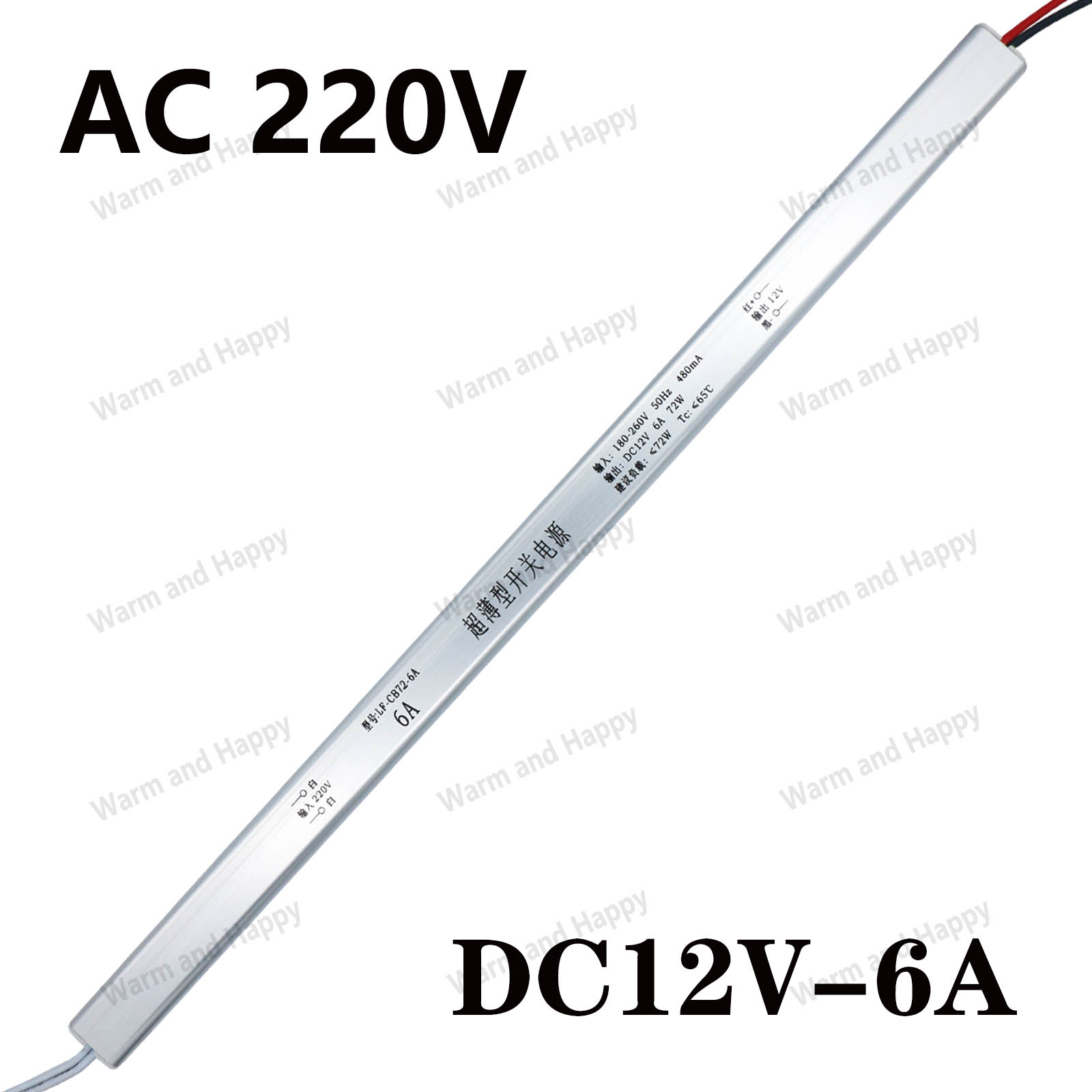 Outdoor Use Power Strip - 12V 24V Strip Voeding 100W 72W
