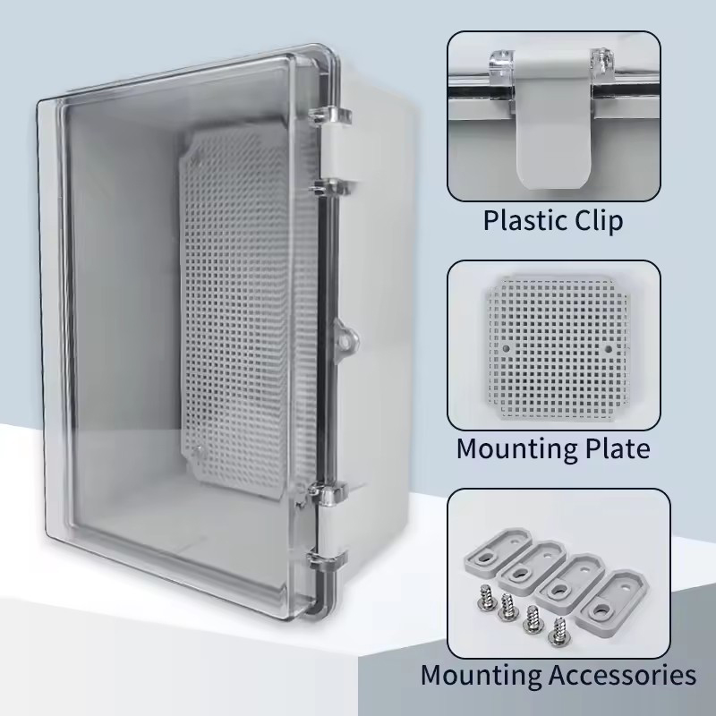 Outdoor Power Distribution Box - IP66 elektrische kunststof behuizing ABS stroomaansluitdoos