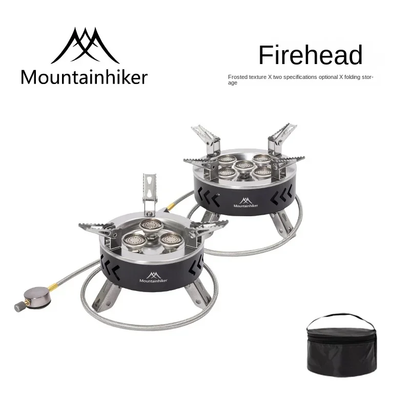 Outdoor Power Equipment Brands - 3/5-Core Hoge-Vermogen 6800W Draagbare Campingkachel Winddichte