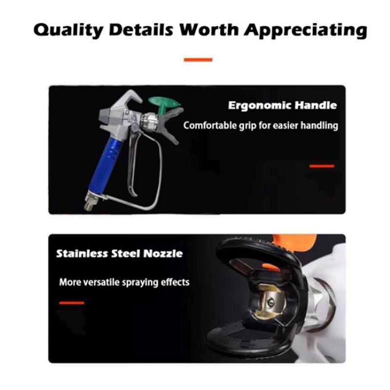 Electric Sprayer Backpack - Hoge-druk airless spuitapparaat elektrisch oplaadbaar verf