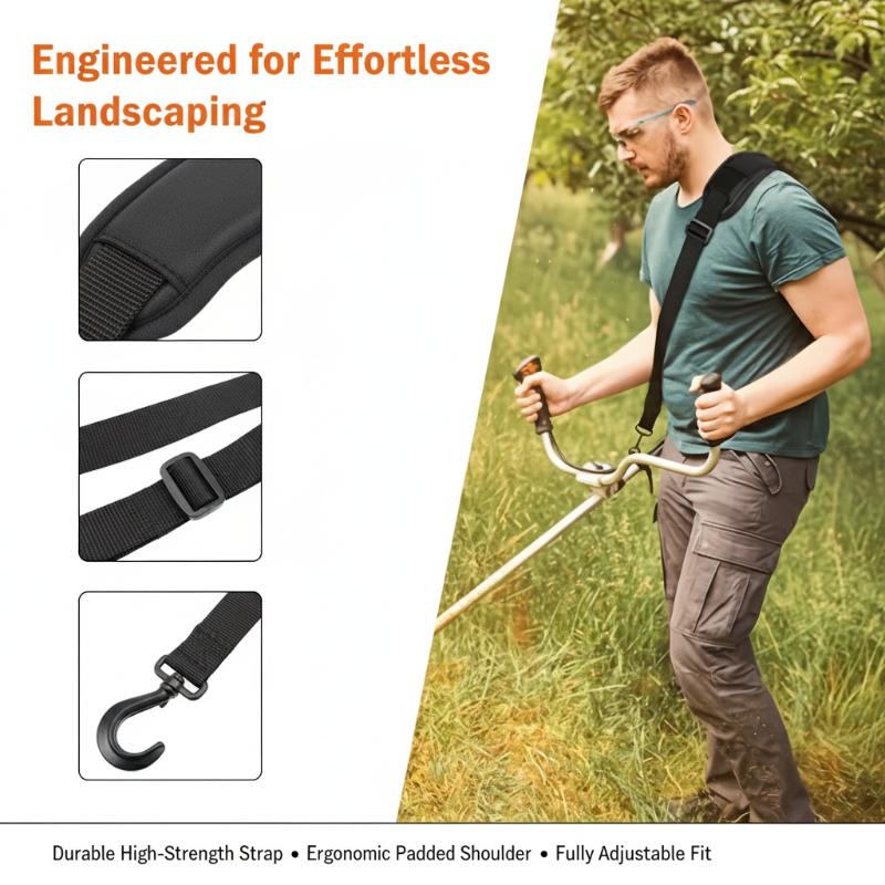 Brush Cutter Strap - Multifunctionele verstelbare borstelmaaier schouderriemtuig, grasmaaier rugzakriem