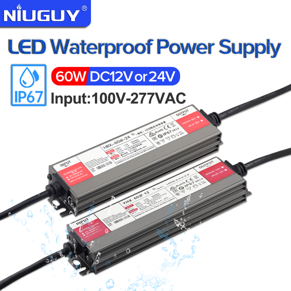 Outdoor Power Supply 12V - IP67 waterdichte voeding 60 W DC