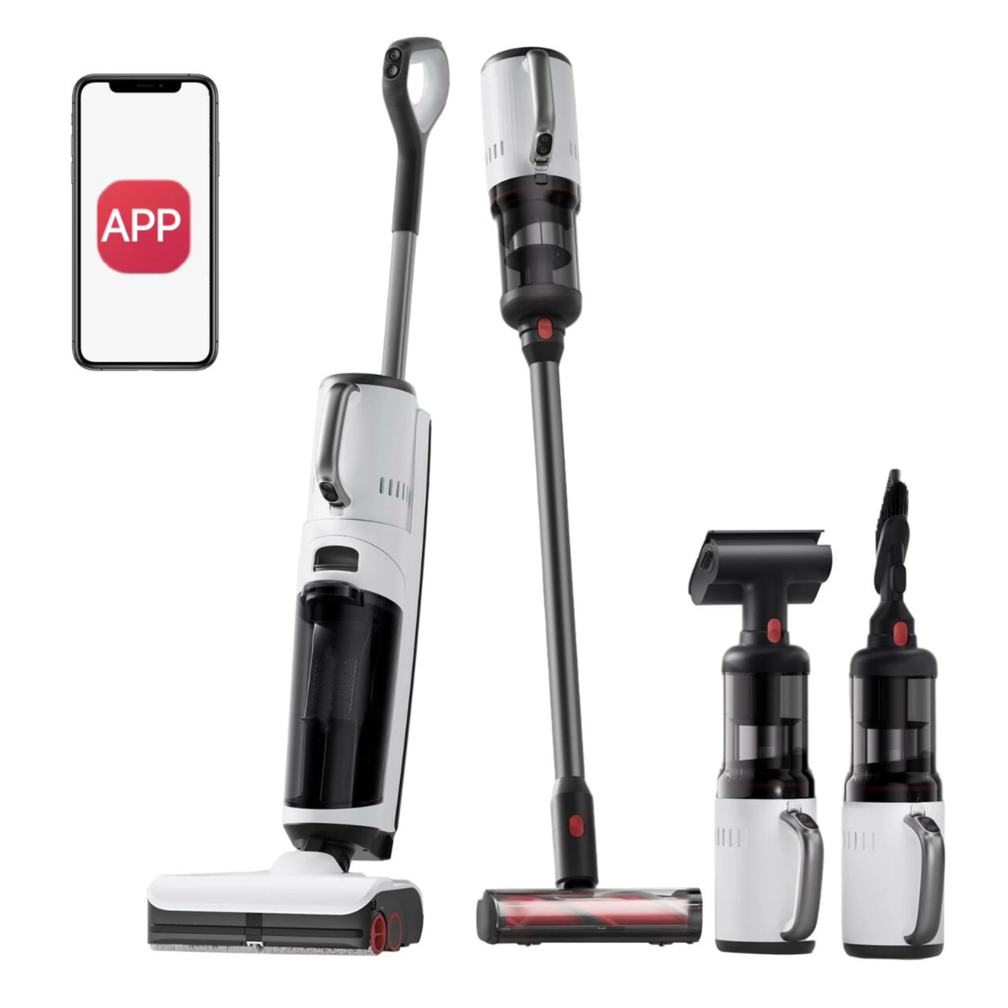 Outdoor Power Mop - 5-in-1 Krachtige 17000Pa One Step App