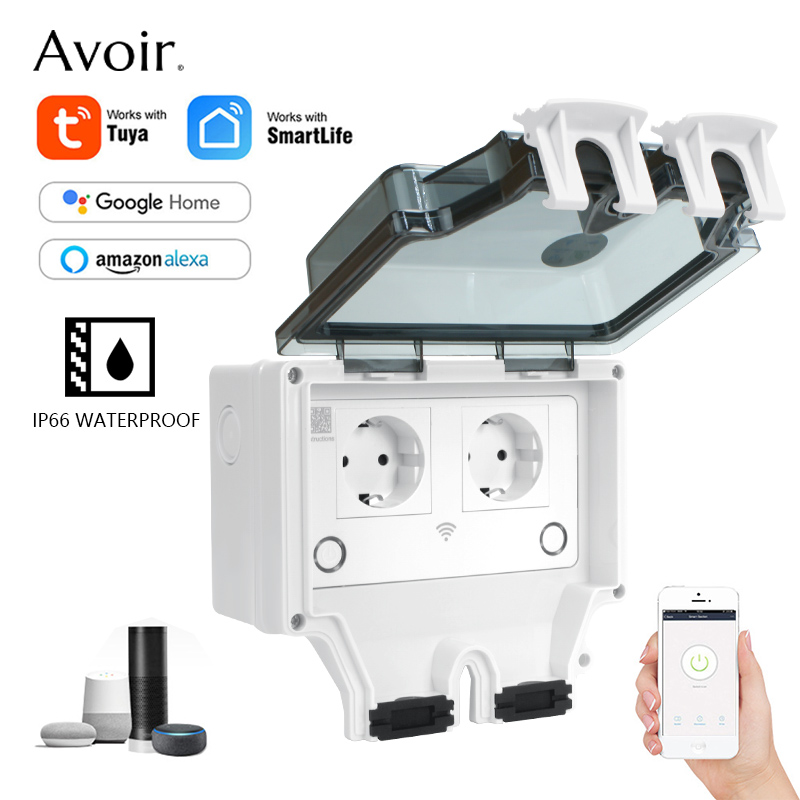 Outdoor Power Equipment Brands - Avoir Tuya IP66 waterdichte stopcontacten Standaard