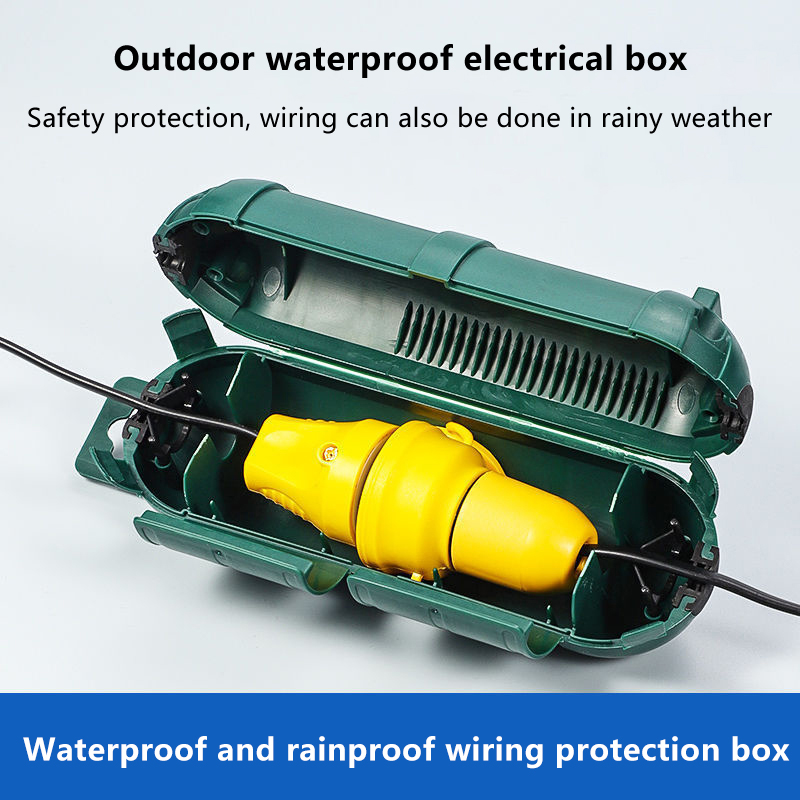 Extension Cord Outdoor - Veiligheidsafdekking voor buitenverlengsnoeren met waterdichte afdichting
