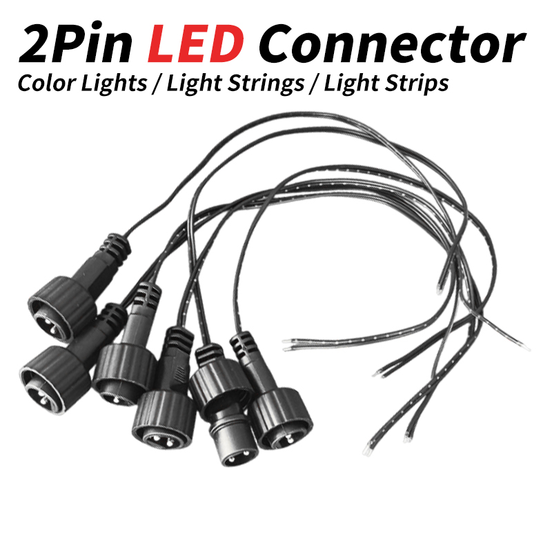 Extension Cord Outdoor - 2-pins LED-connector met 25cm kabel voor