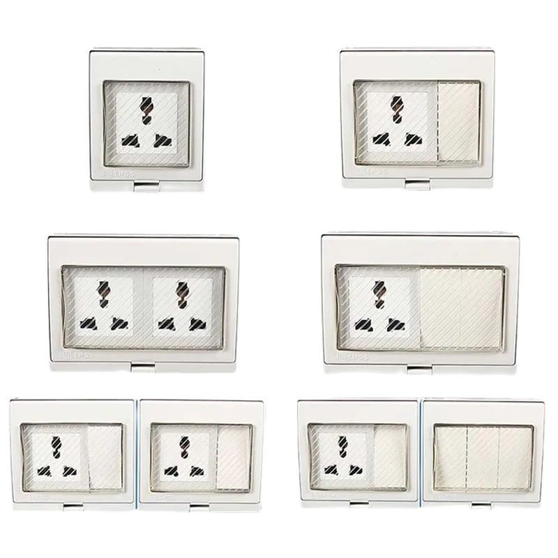 Outdoor Power Outlet Extension - 1 STKS Wit AU UK EU
