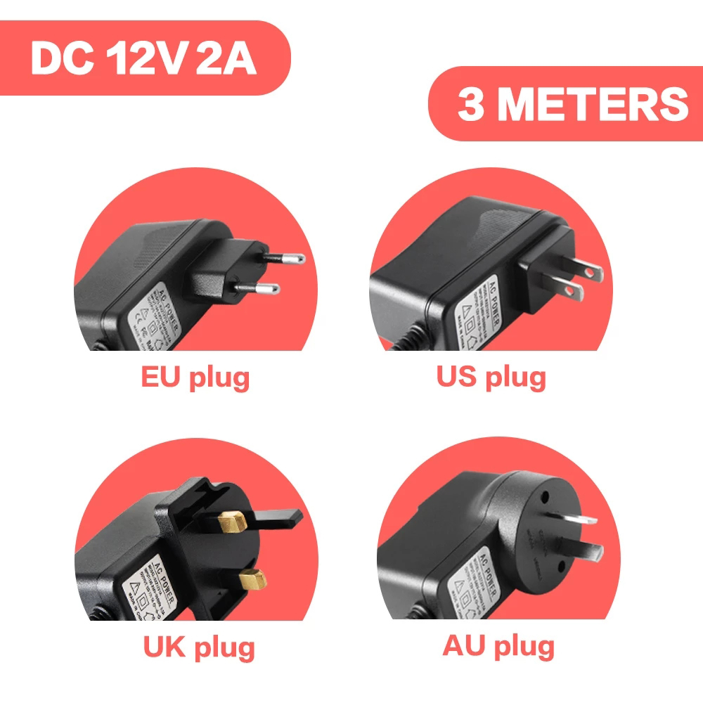 DC 12 V 2A 3 Meter Lengte Voed - Outdoor Power Supply 12V recensie en prijs