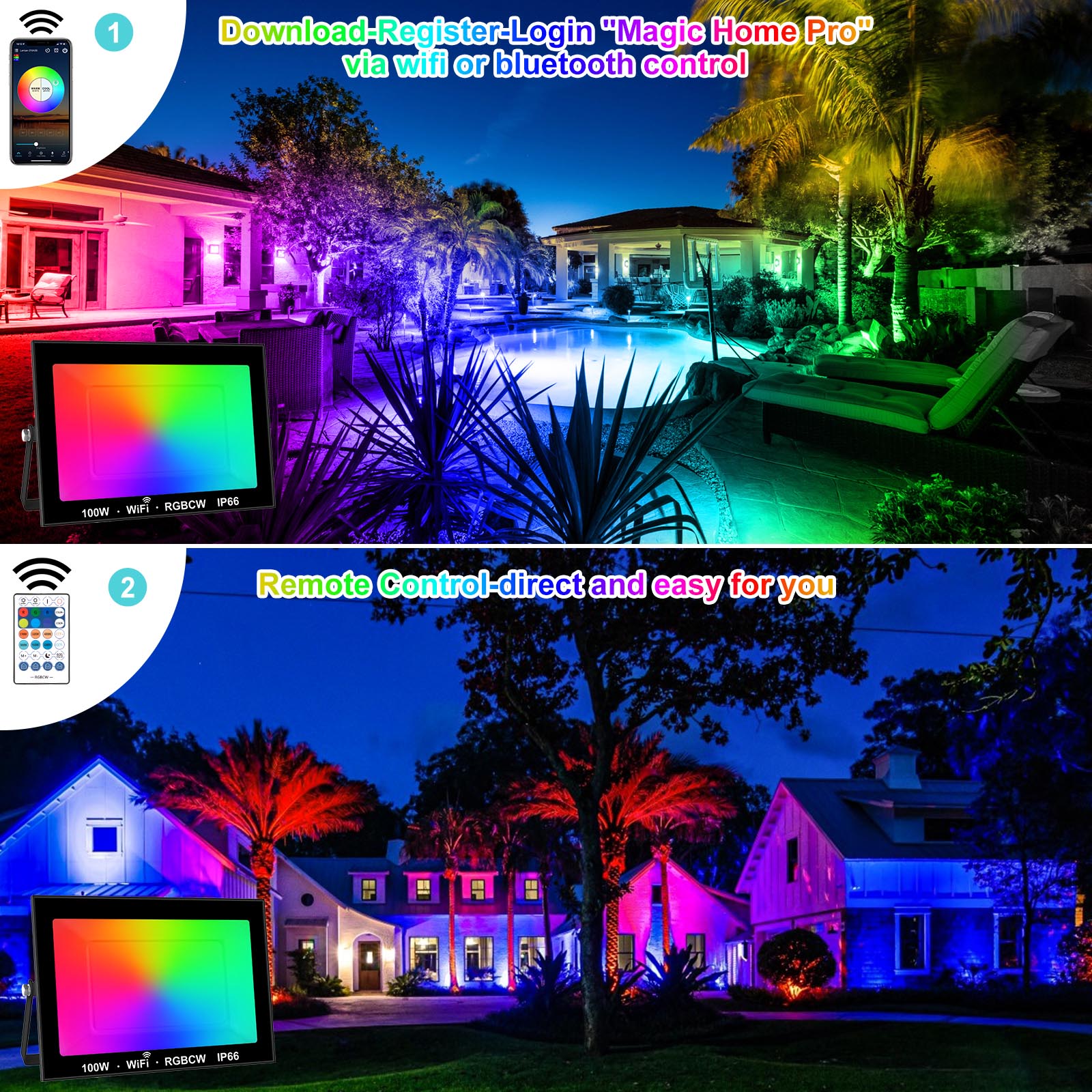 T-Sunrise 100W Rgb Slimme Schi - Outdoor Power Outlet Wifi recensie en prijs