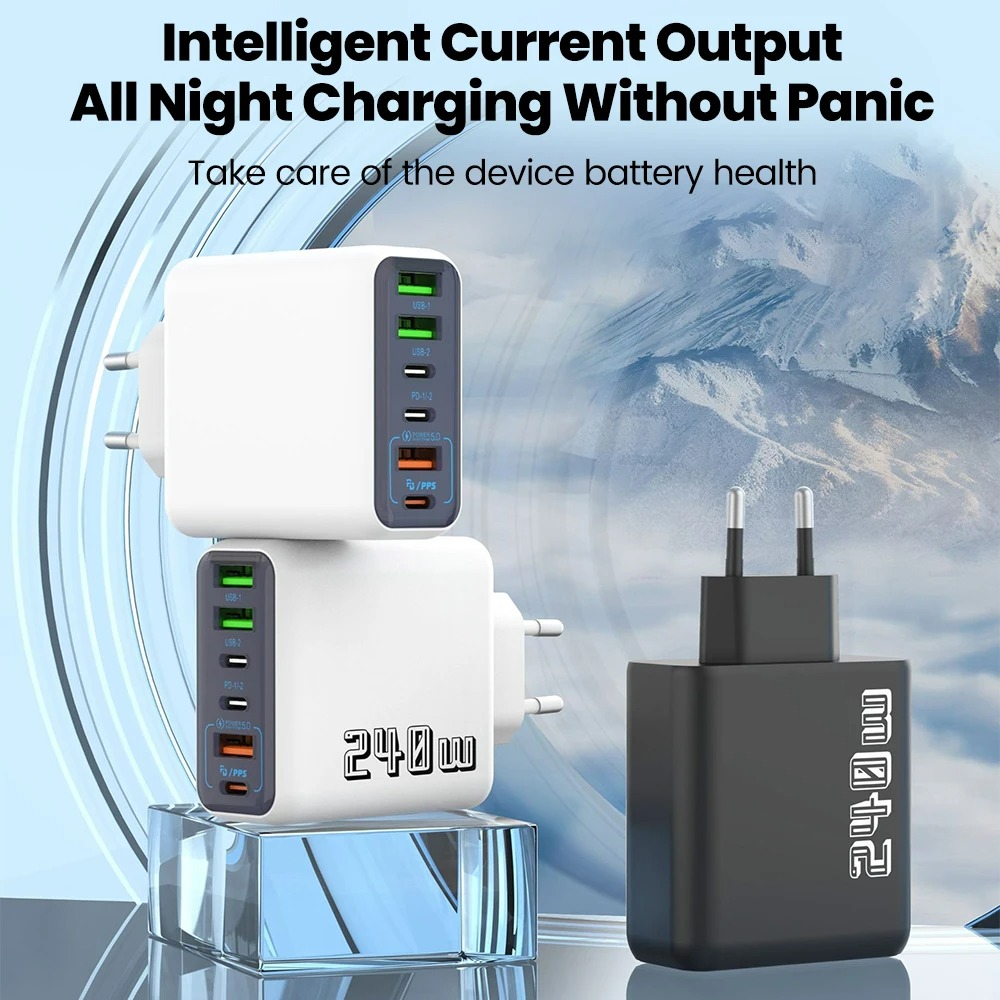 Type C 240W USB Snellader Hoge - Outdoor Usb Power Adapter recensie en prijs