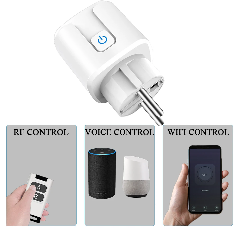 Tuya WiFi en RF Smart Plug Soc - Outdoor Power Outlet Wifi recensie en prijs