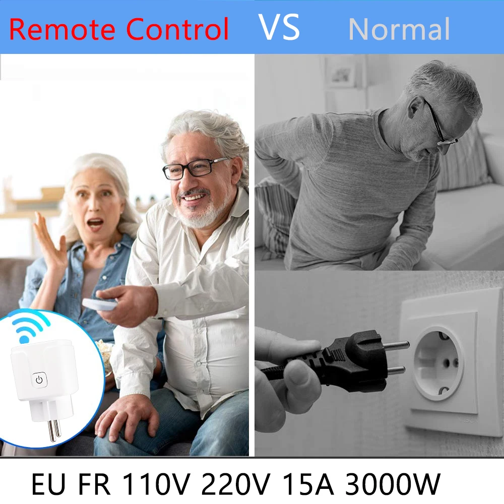 Tuya WiFi en RF Smart Plug Soc - Outdoor Power Outlet Wifi recensie en prijs