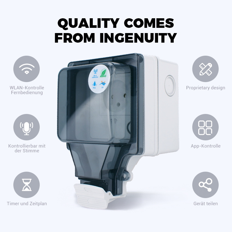 Avoir IP66 Outdoor Waterdichte - Outdoor Power Outlet Wifi recensie en prijs
