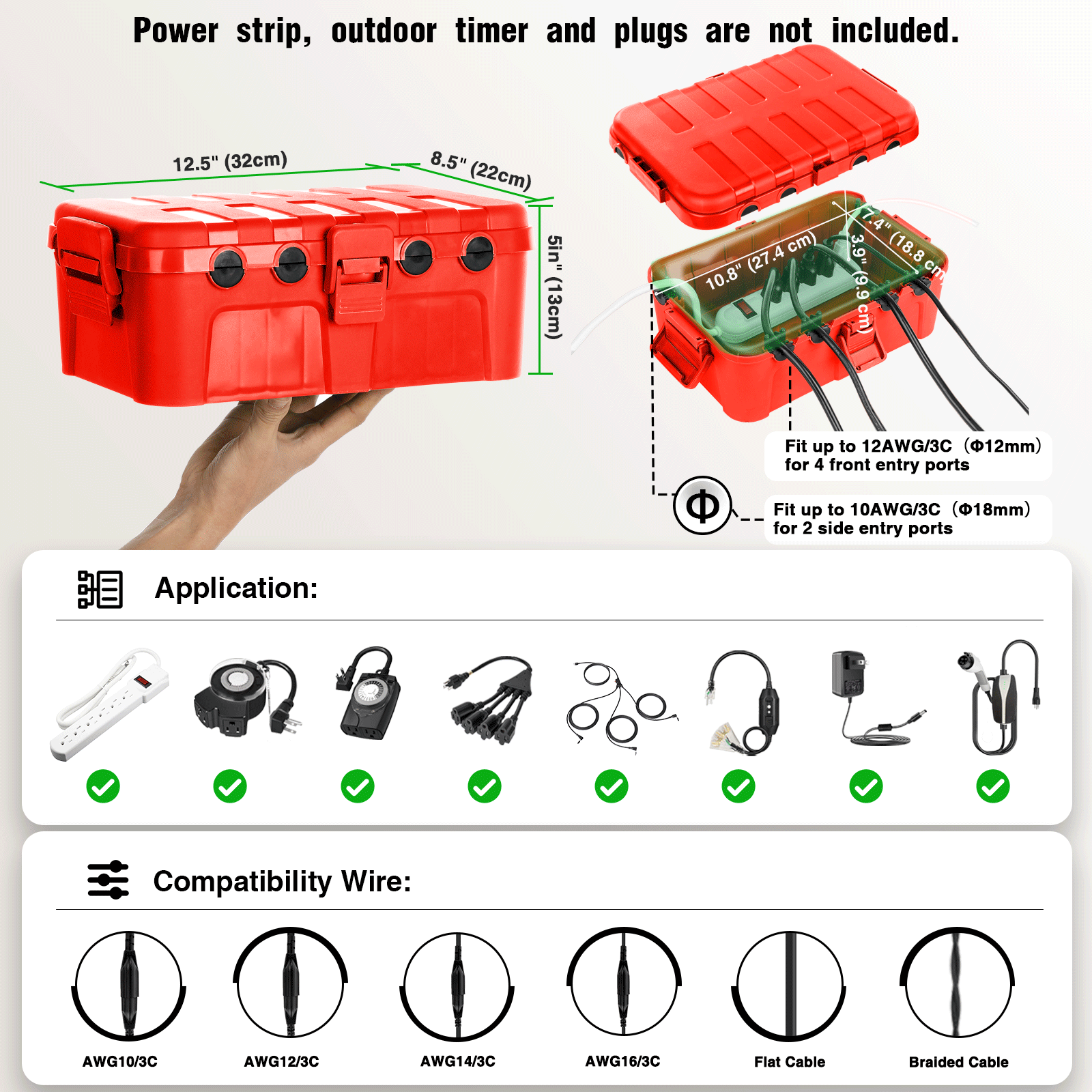Weerbestendige IP54 buitenverl - Outdoor Power Outlet Extension recensie en prijs