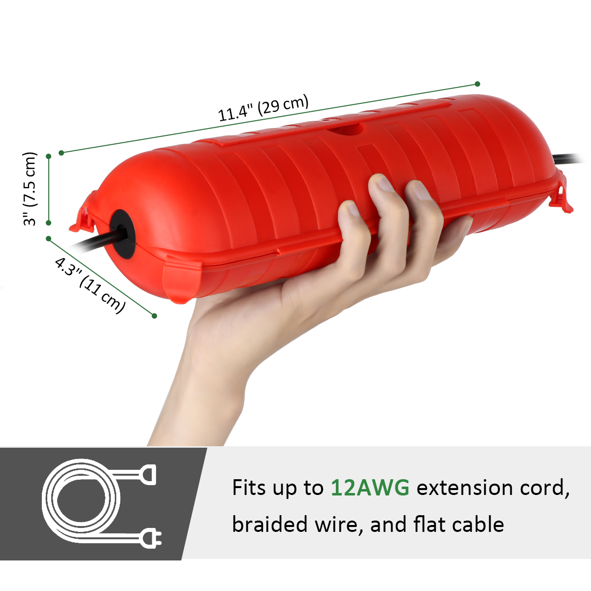 Weerbestendige IP54 buitenverl - Outdoor Power Outlet Extension recensie en prijs