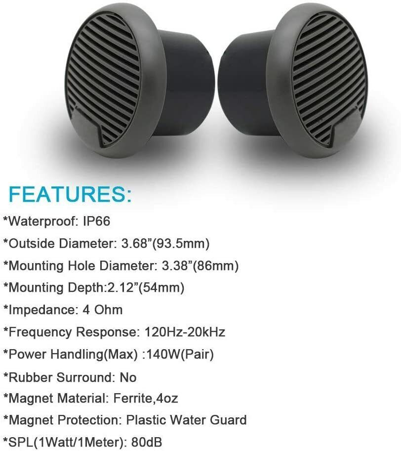 Herdio 2 STUKS 3 ''Bluetooth M - Outdoor Power For Hot Tub recensie en prijs