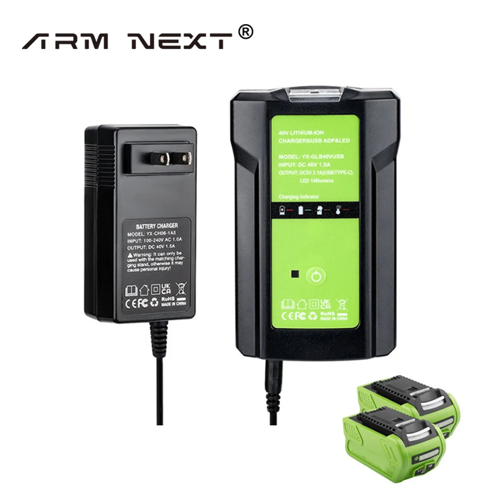 Voor Greenworks 40V Lithium-Io - Outdoor Usb Power Adapter recensie en prijs