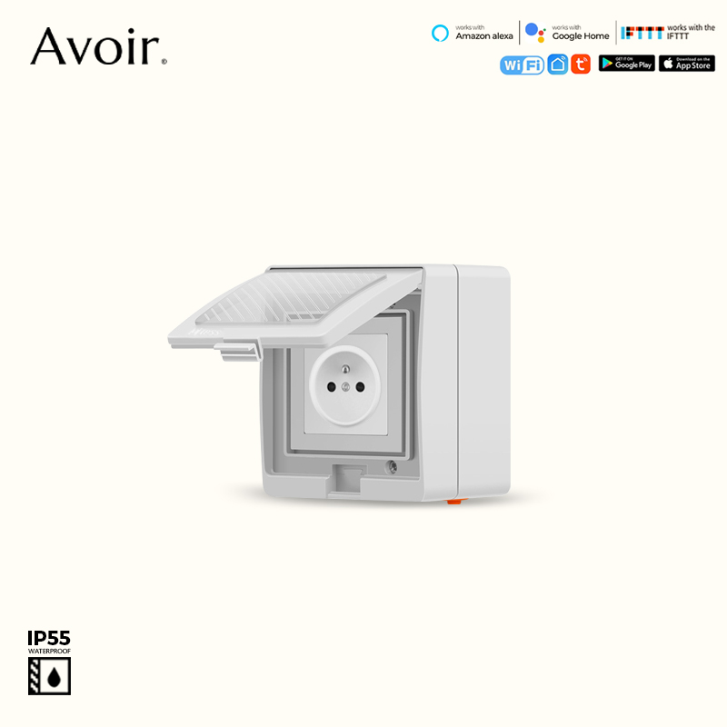 Avoir IP55 Tuya Wifi elektrisc - Outdoor Power Outlet Wifi recensie en prijs