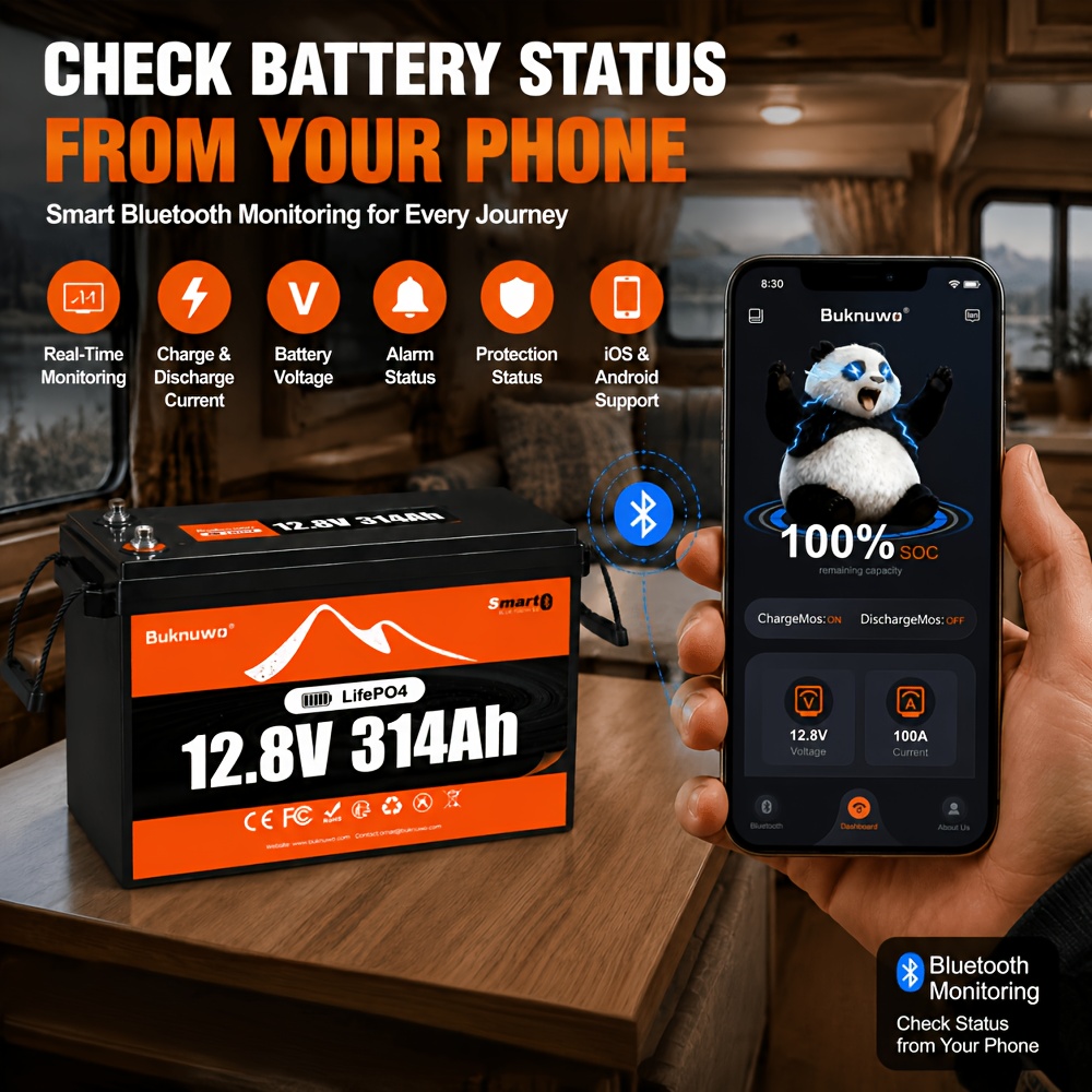 Buknuwo 12V 150/314/628Ah Smar - Outdoor Power Supply 12V recensie en prijs