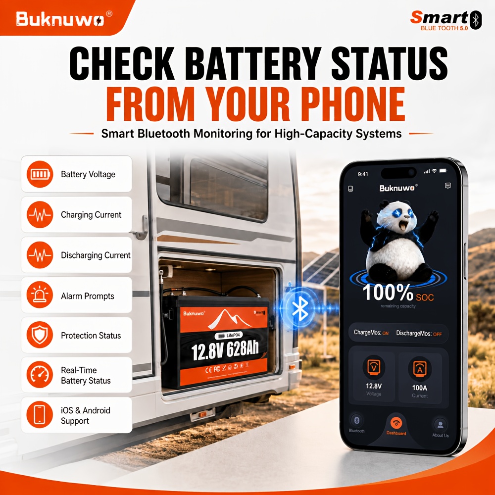 Buknuwo 12V 150/314/628Ah Smar - Outdoor Power Supply 12V recensie en prijs