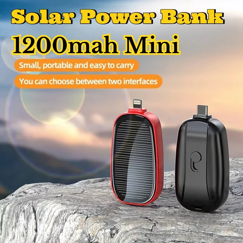 1200mAh Solar Mini Power Bank  - Outdoor Usb Power Outlet recensie en prijs