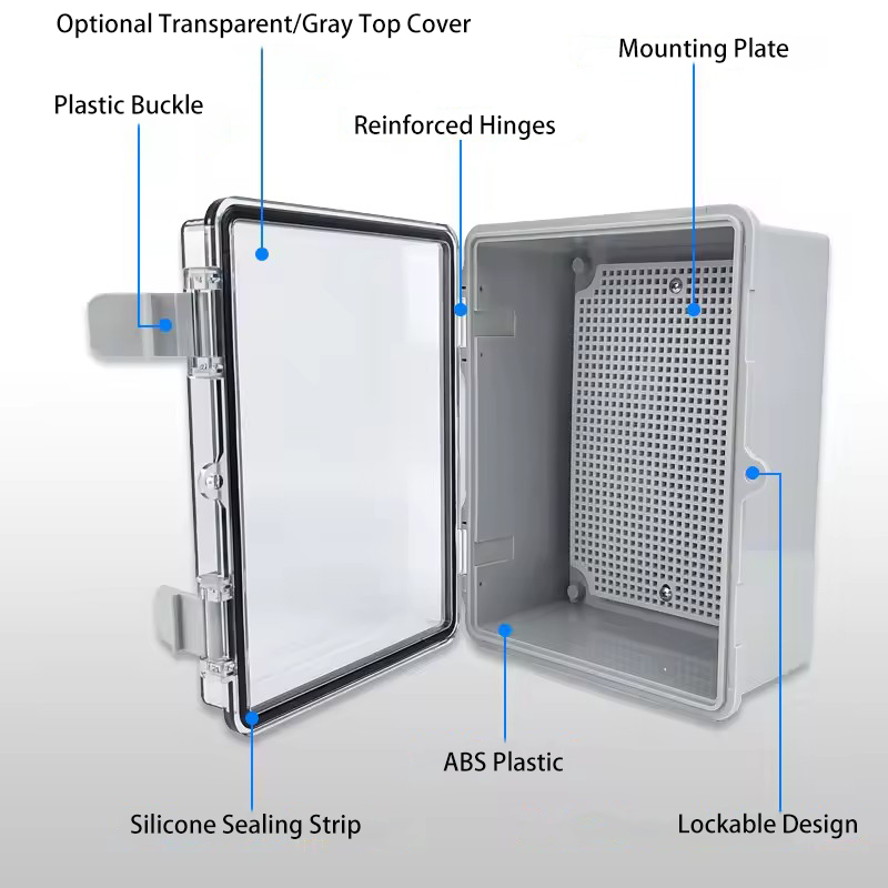 IP66 waterdichte grijs/transpa - Outdoor Power Distribution Box recensie en prijs