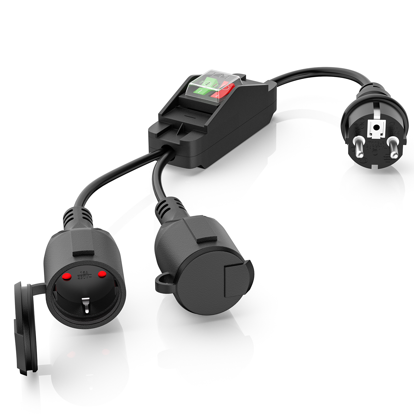Dubbele stekker verlengkabel 2 - Outdoor Power Outlet Extension recensie en prijs