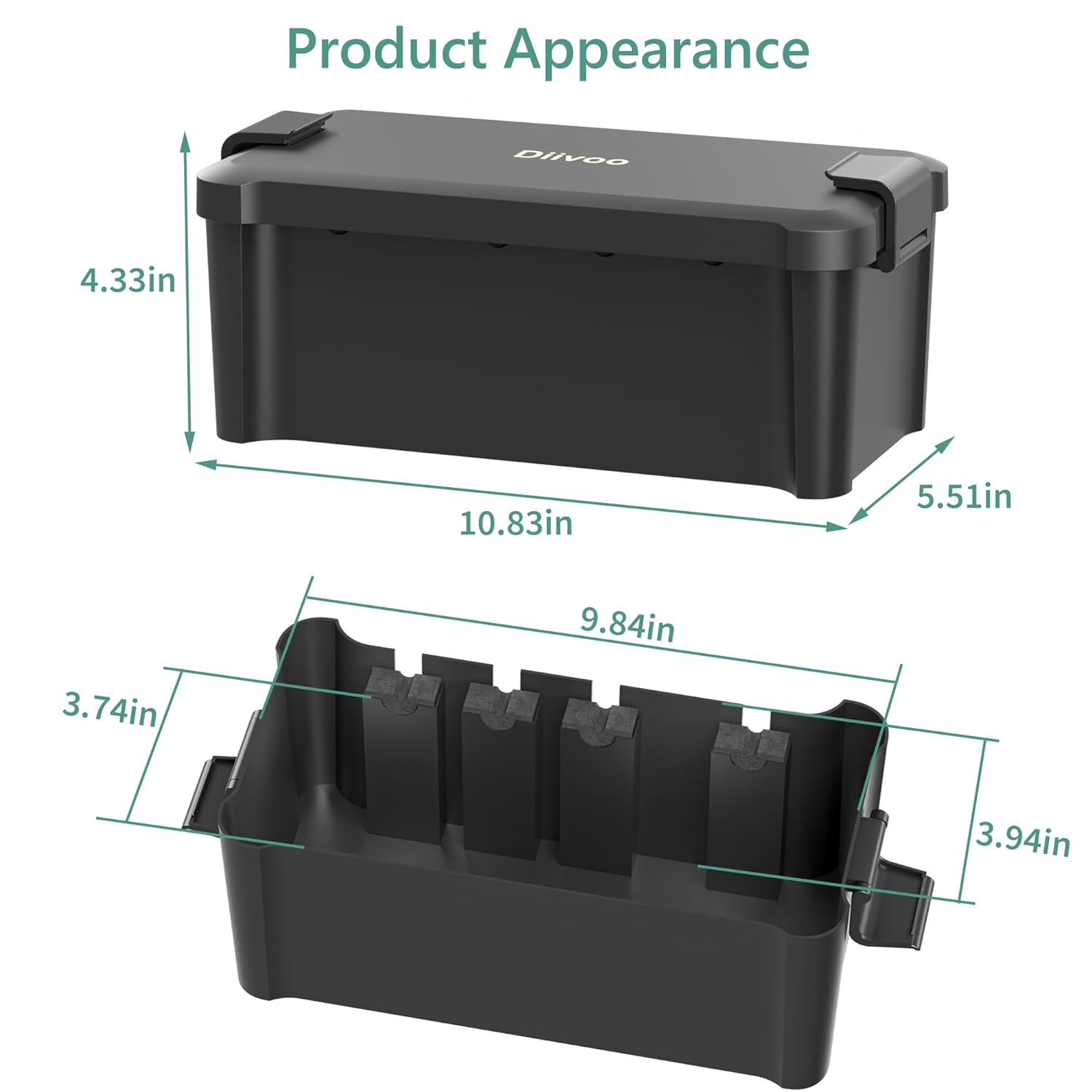 Diivoo Outdoor waterdichte ele - Outdoor Power Outlet Extension recensie en prijs