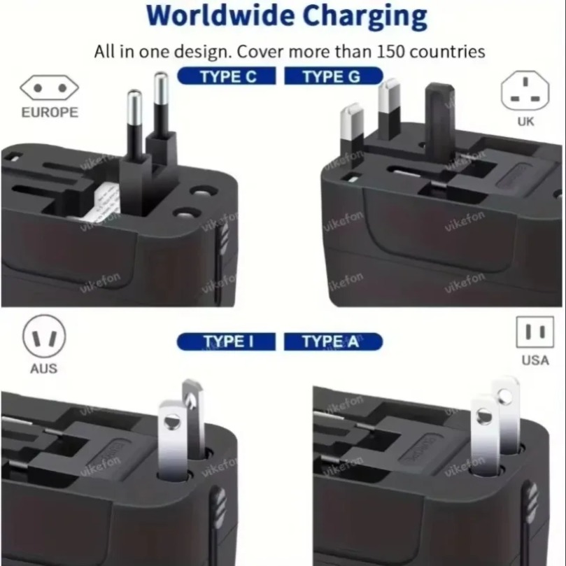 Opvouwbare universele reisstro - Outdoor Usb Power Adapter recensie en prijs