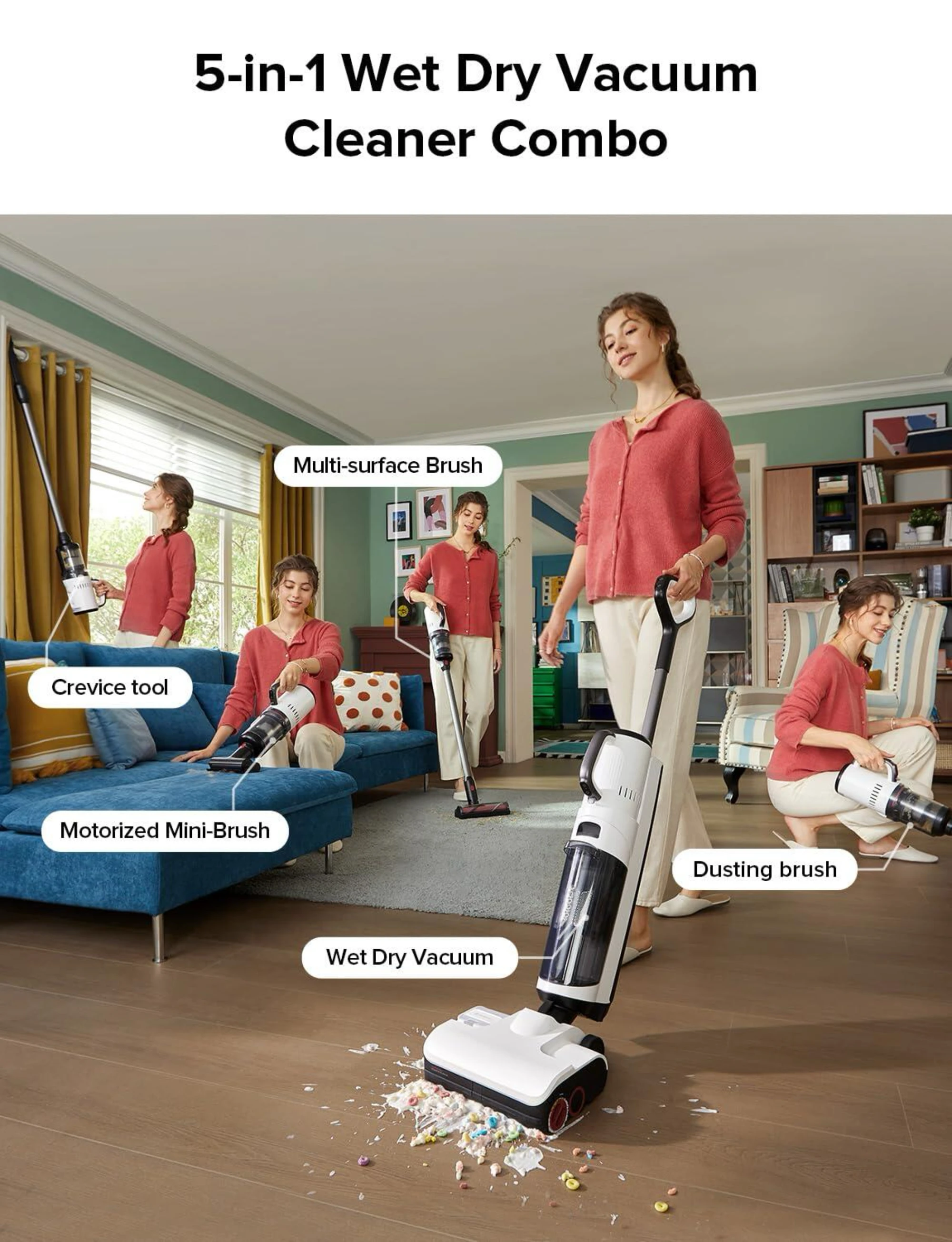 5-in-1 Krachtige 17000Pa One S - Outdoor Power Mop recensie en prijs