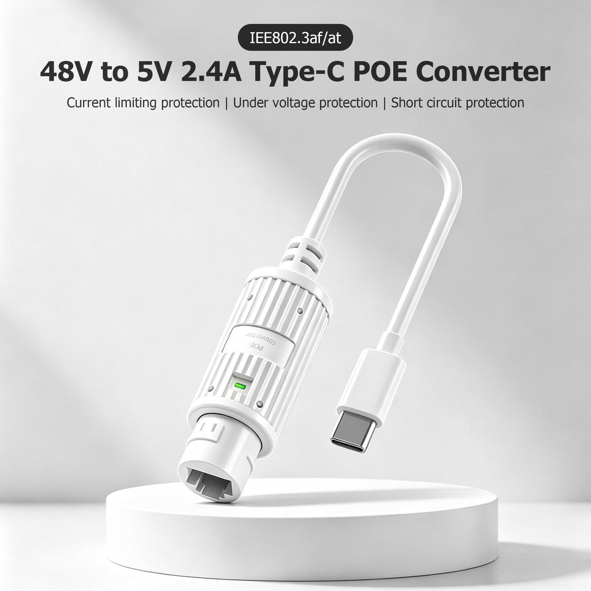POE naar USB-C stroomconverter - Outdoor Usb Power Adapter recensie en prijs
