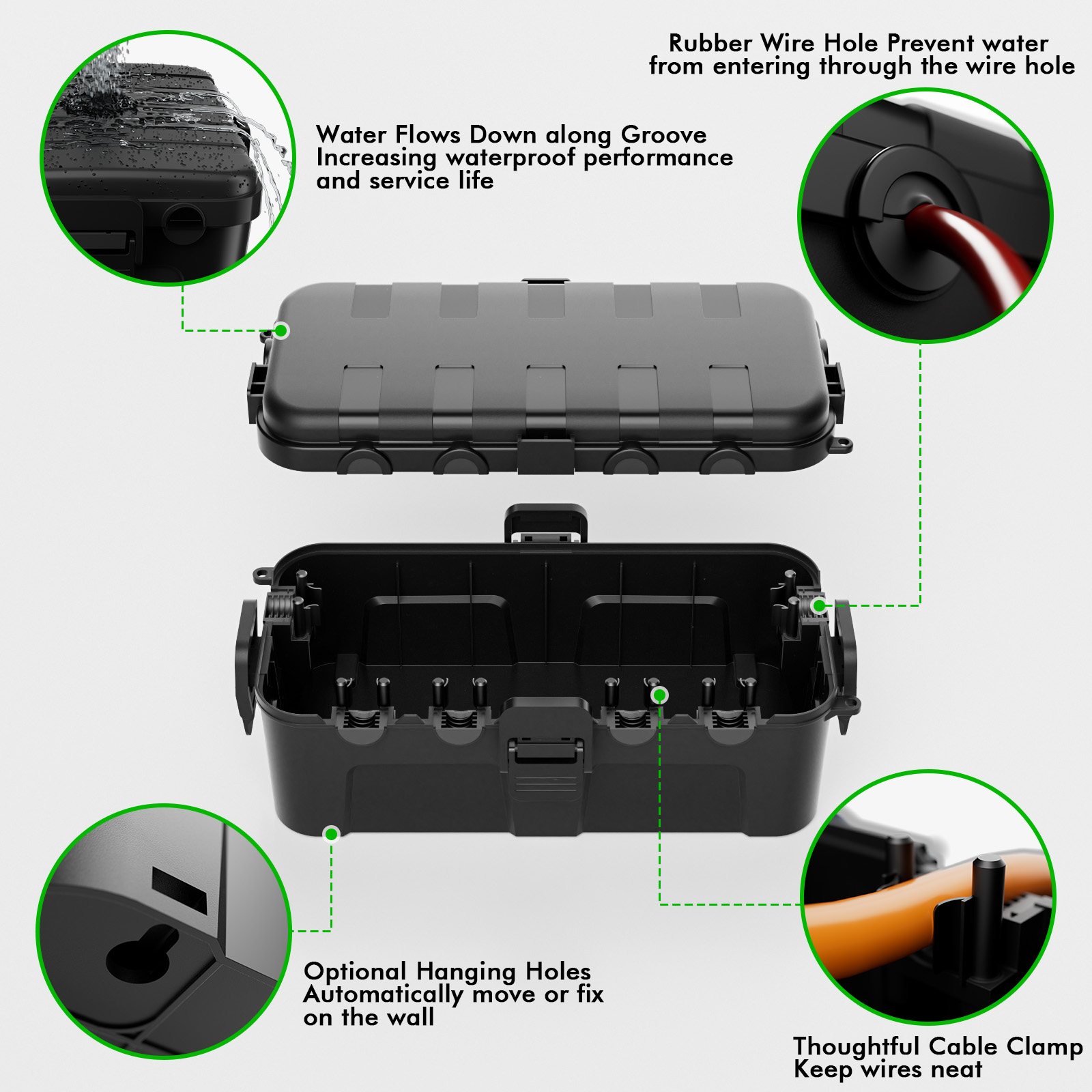 Waterdichte buiten elektrische - Outdoor Use Power Strip recensie en prijs