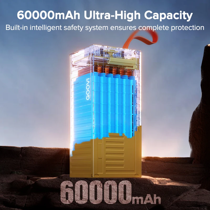 QOOVI 60000mAh Power Bank 22.5 - Outdoor Usb Power Outlet recensie en prijs