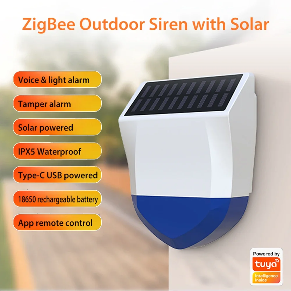 Tuya Smart Zigbee/Wifi Sirene  - Outdoor Usb Power Outlet recensie en prijs